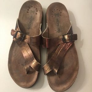 ❌SOLD❌Memphisto Bronze Sandals #1